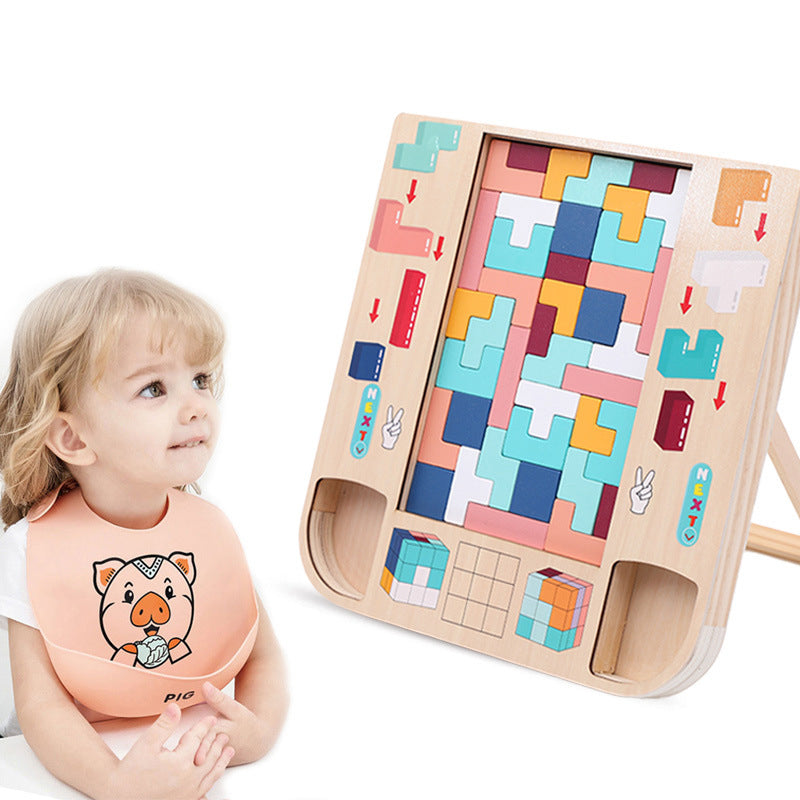 3-in-1 Wooden Puzzle Game