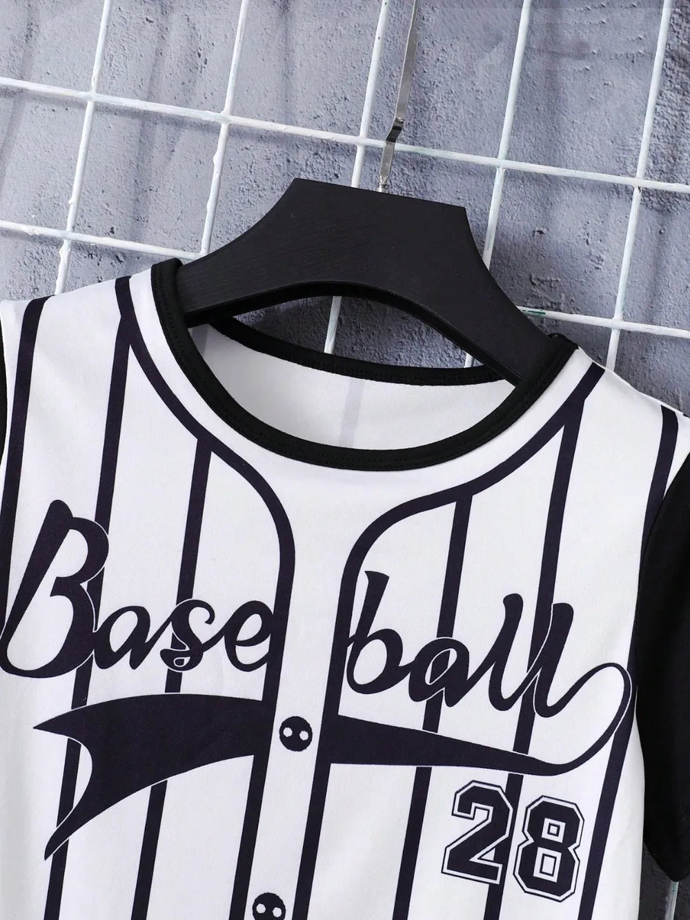 Children’s Striped T-Shirt & Shorts Set