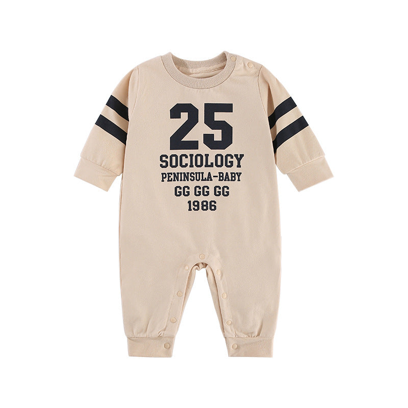 Baby Sports Style Long Sleeve Romper