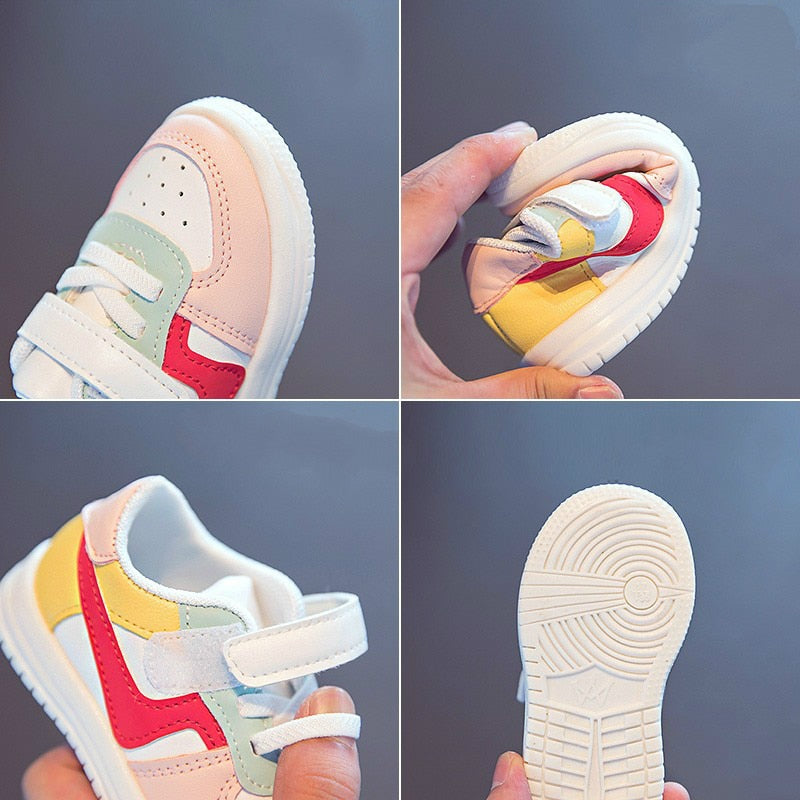 Baby & Toddler Sports Shoes – Soft Leather Casual Sneakers