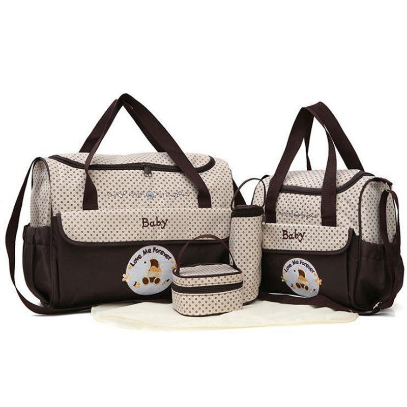 5-Piece Baby Diaper Bag Set