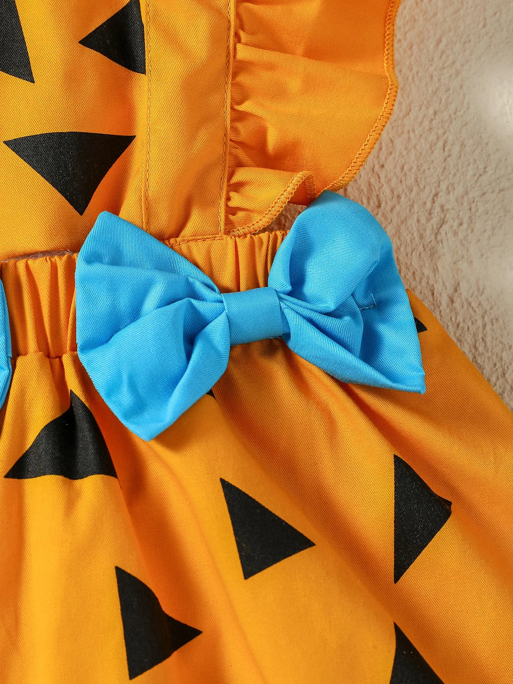 Kids Yellow Strap Dress