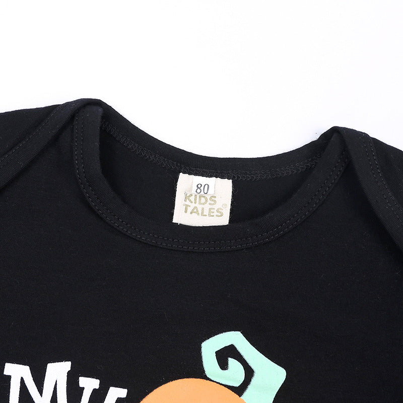 Halloween Baby Pumpkin Alphabet Jumpsuit