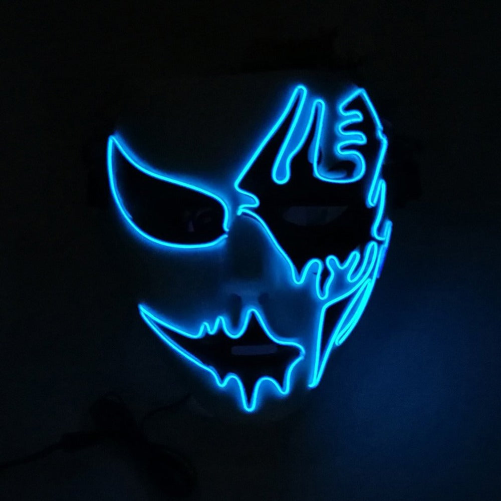 Halloween LED Light-Up Mask