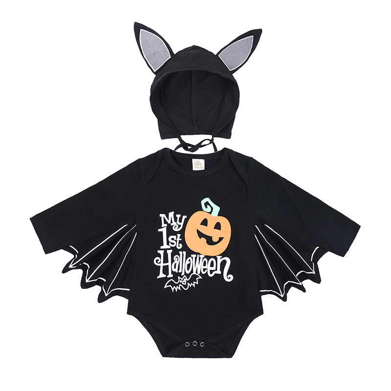 Halloween Baby Pumpkin Alphabet Jumpsuit