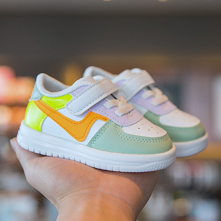 Baby & Toddler Sports Shoes – Soft Leather Casual Sneakers