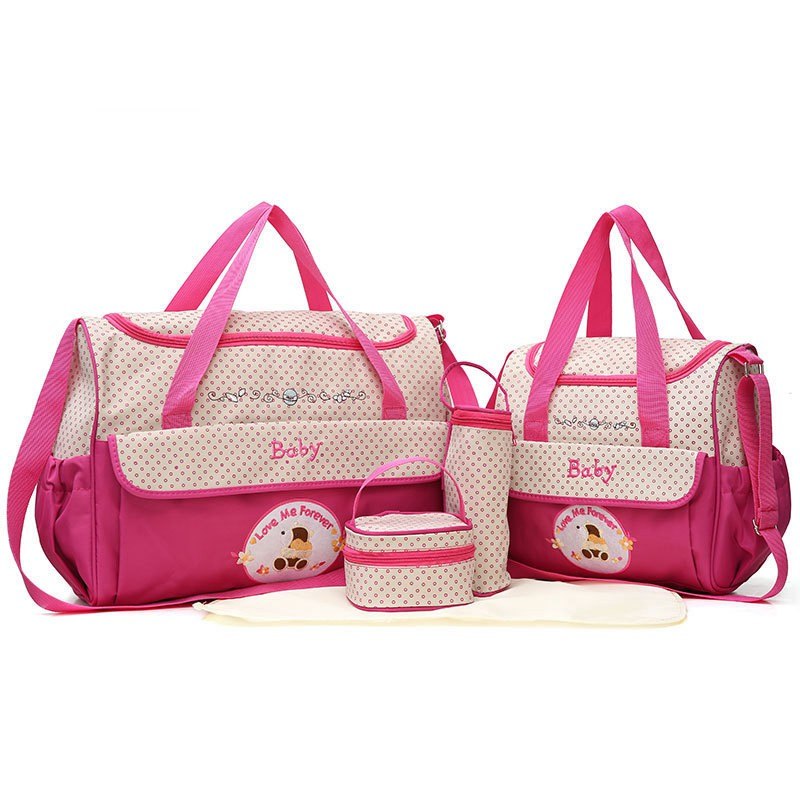 5-Piece Baby Diaper Bag Set