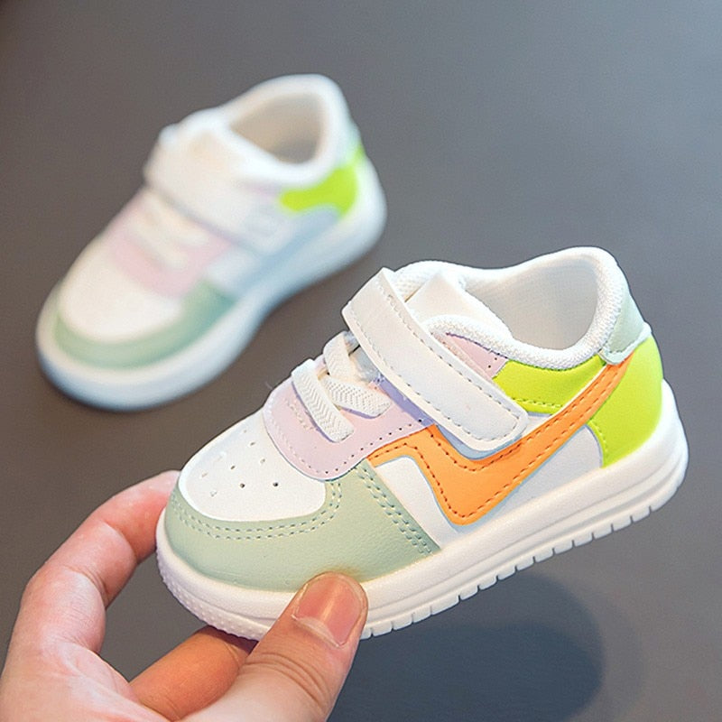 Baby & Toddler Sports Shoes – Soft Leather Casual Sneakers