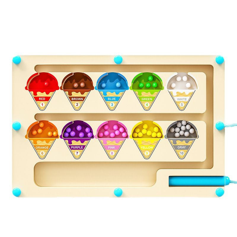 Magnetic Maze Walking Ball Toy