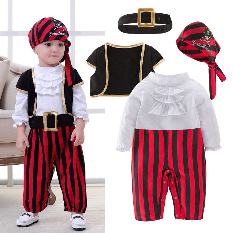 Baby Boy Pirate Captain Costume