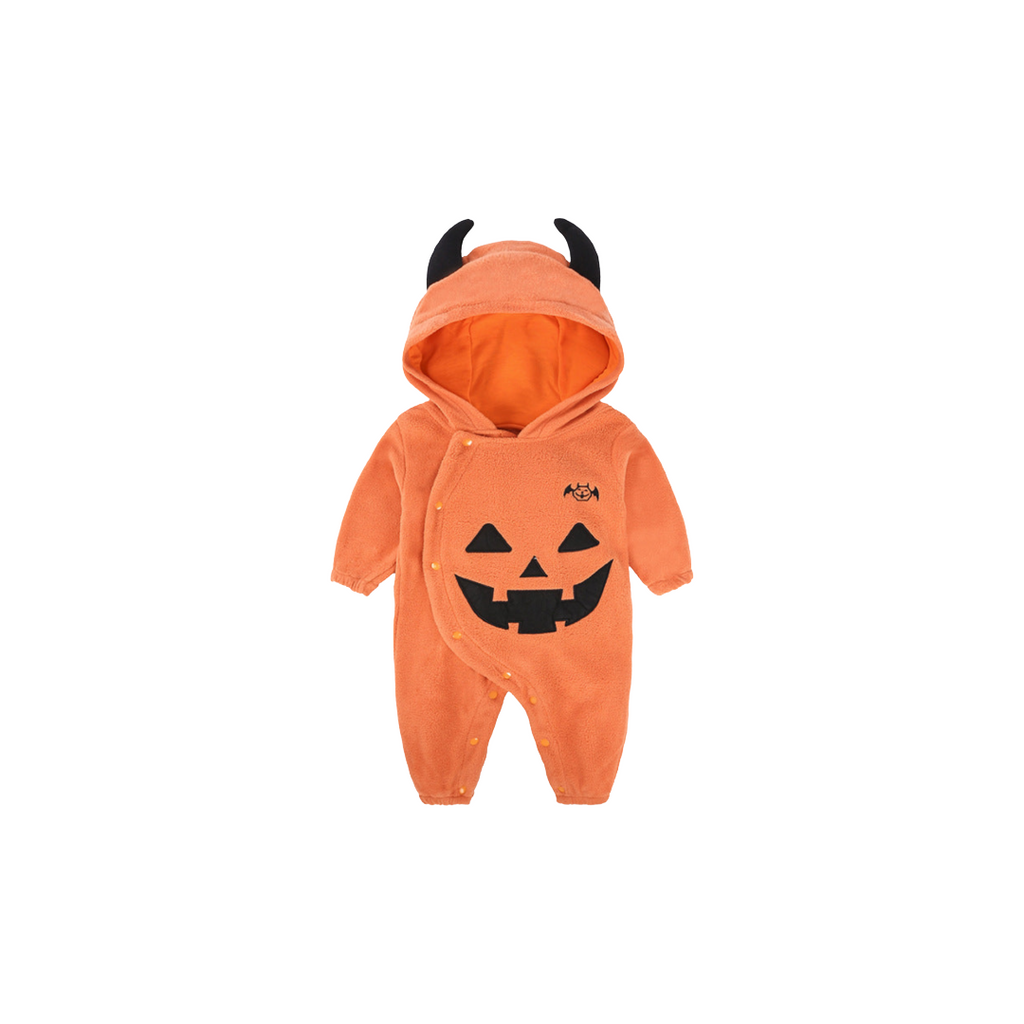 Baby Pumpkin Hooded Onesie