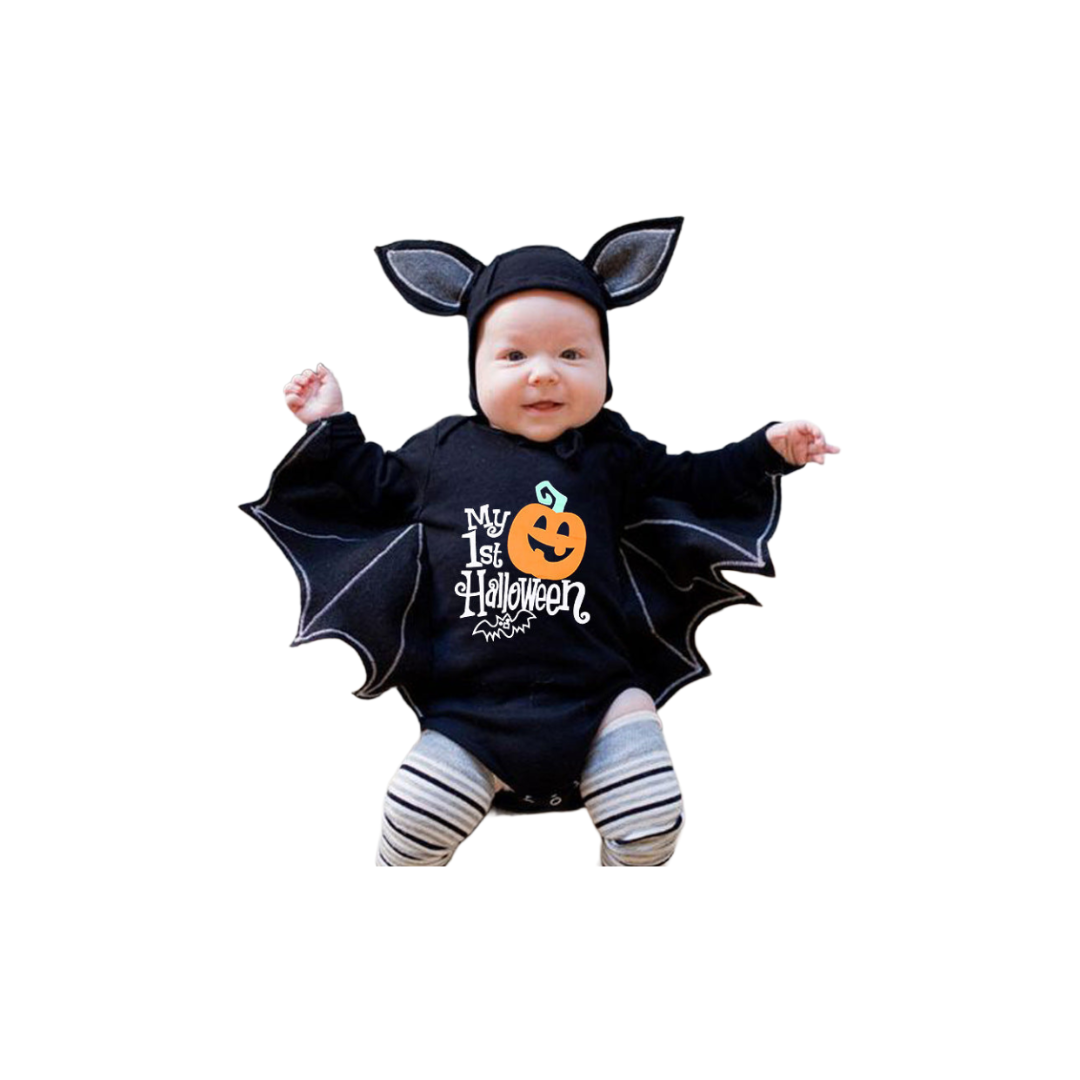 Halloween Baby Pumpkin Alphabet Jumpsuit