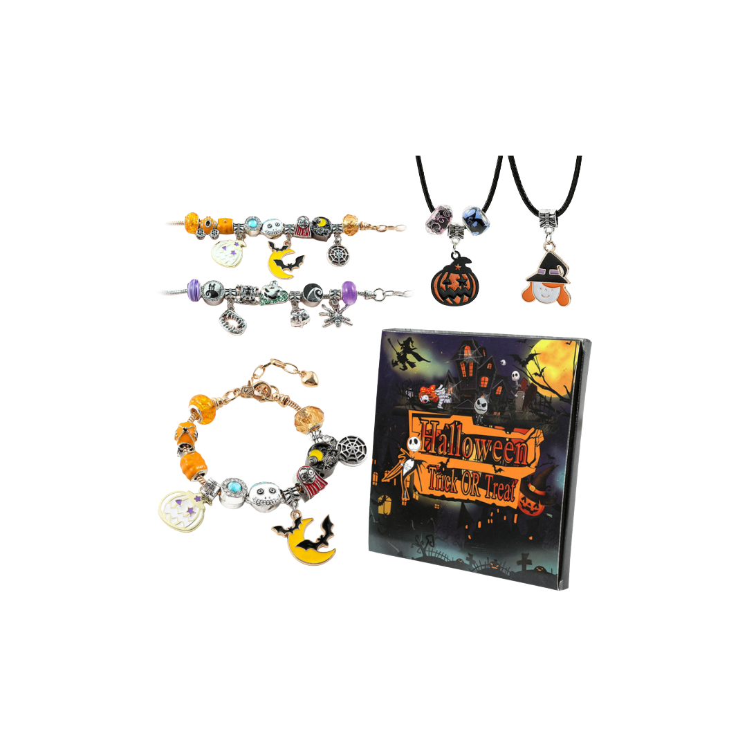 Halloween DIY Bracelet & Necklace Jewelry Set