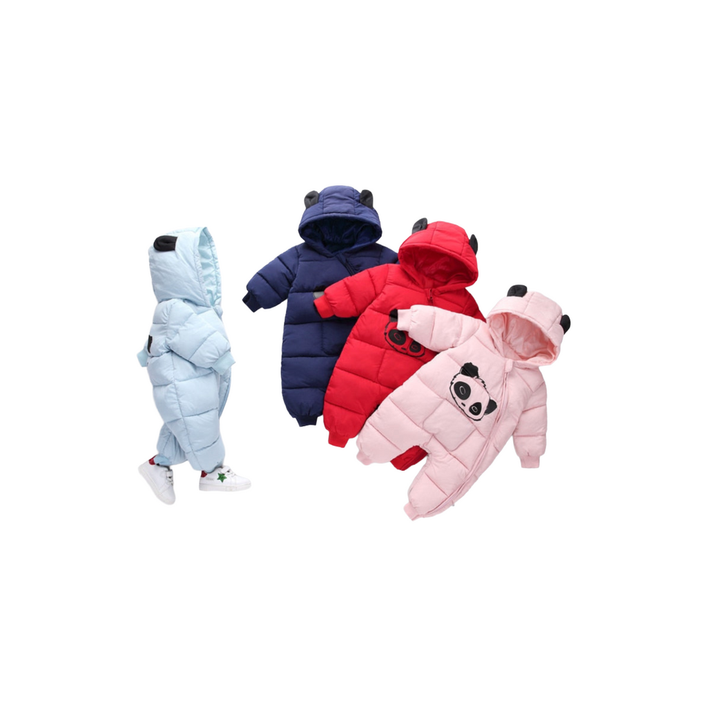 Baby Winter Hooded Romper