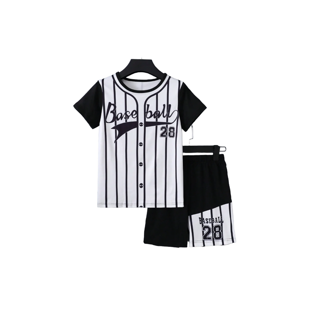 Children’s Striped T-Shirt & Shorts Set